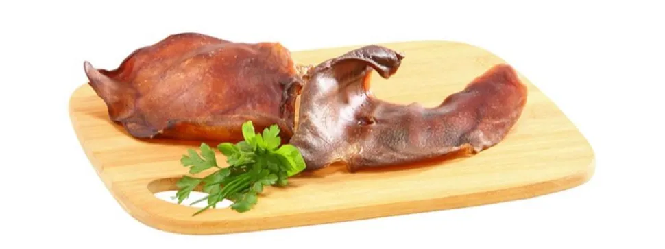 Dehner Best Nature Hundesnack Ohren vom Freilauf-Schwein, 2 Stk.