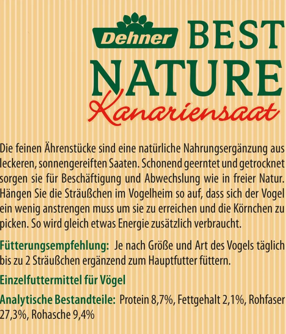 Dehner Best Nature Kanariensaat, 50 g