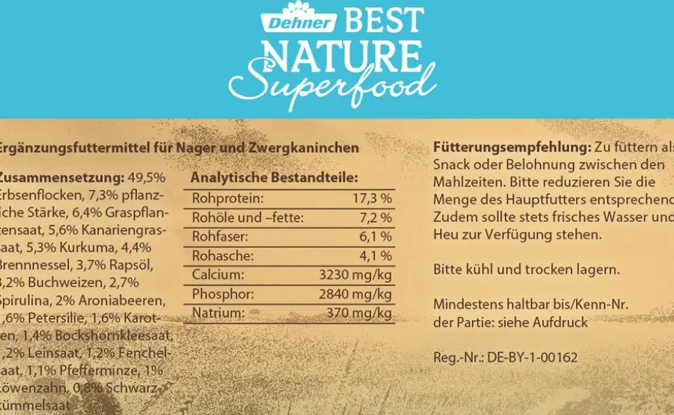 Dehner Best Nature Nagersnack-Würfel Superfood Aronia