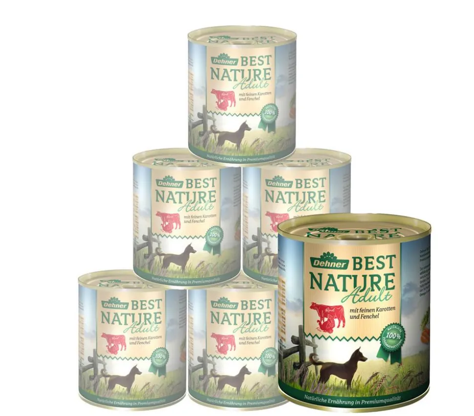 Dehner Best Nature Nassfutter für Hunde Adult