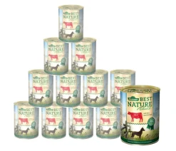 Dehner Best Nature Nassfutter für Hunde Adult