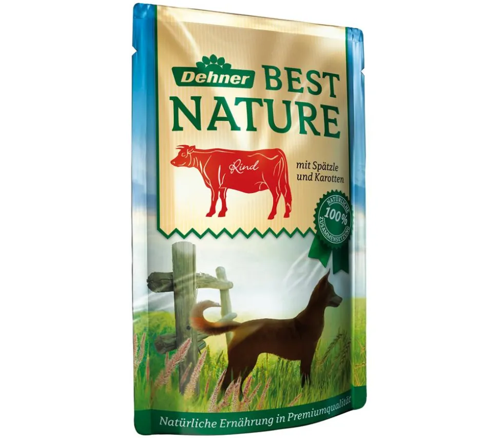 Dehner Best Nature Nassfutter für Hunde Adult