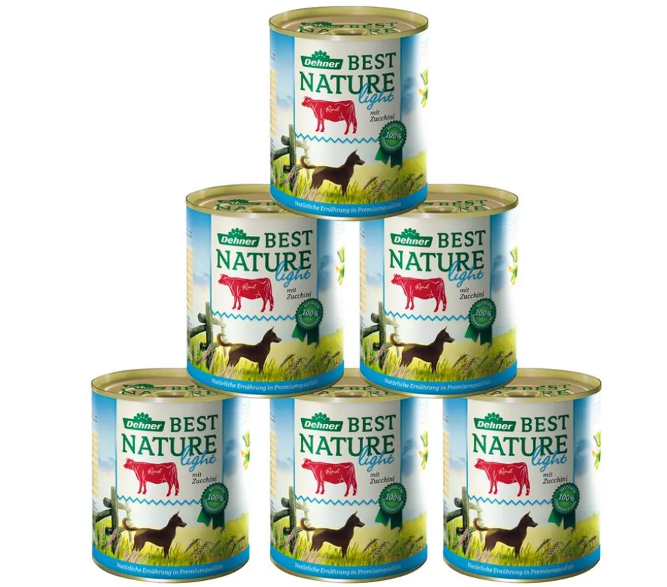 Dehner Best Nature Nassfutter für Hunde Light