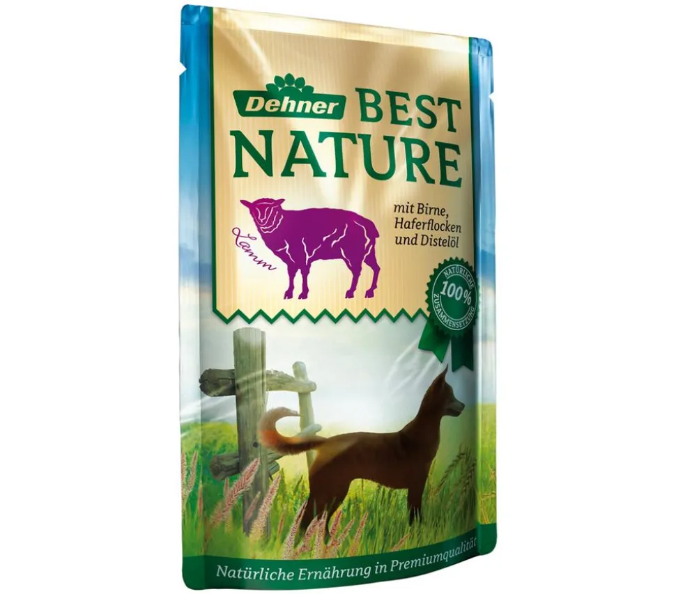 Dehner Best Nature Nassfutter für Hunde Adult, 12 x 150 g