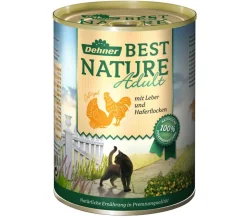 Dehner Best Nature Nassfutter für Katzen Adult, 6 x 200 g/400 g