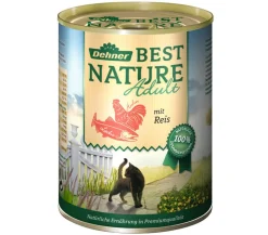 Dehner Best Nature Nassfutter für Katzen Adult, 16 x 85 g
