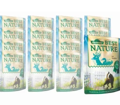 Dehner Best Nature Nassfutter für Katzen Adult, 16 x 85 g