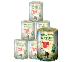 Dehner Best Nature Nassfutter für Katzen Adult, 6 x 200 g/400 g