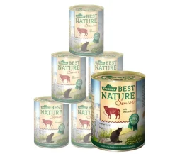 Dehner Best Nature Nassfutter für Katzen Senior, 6 x 200 g/400 g