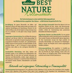 Dehner Best Nature Vogelfutter für Wellensittiche, 2,5 kg