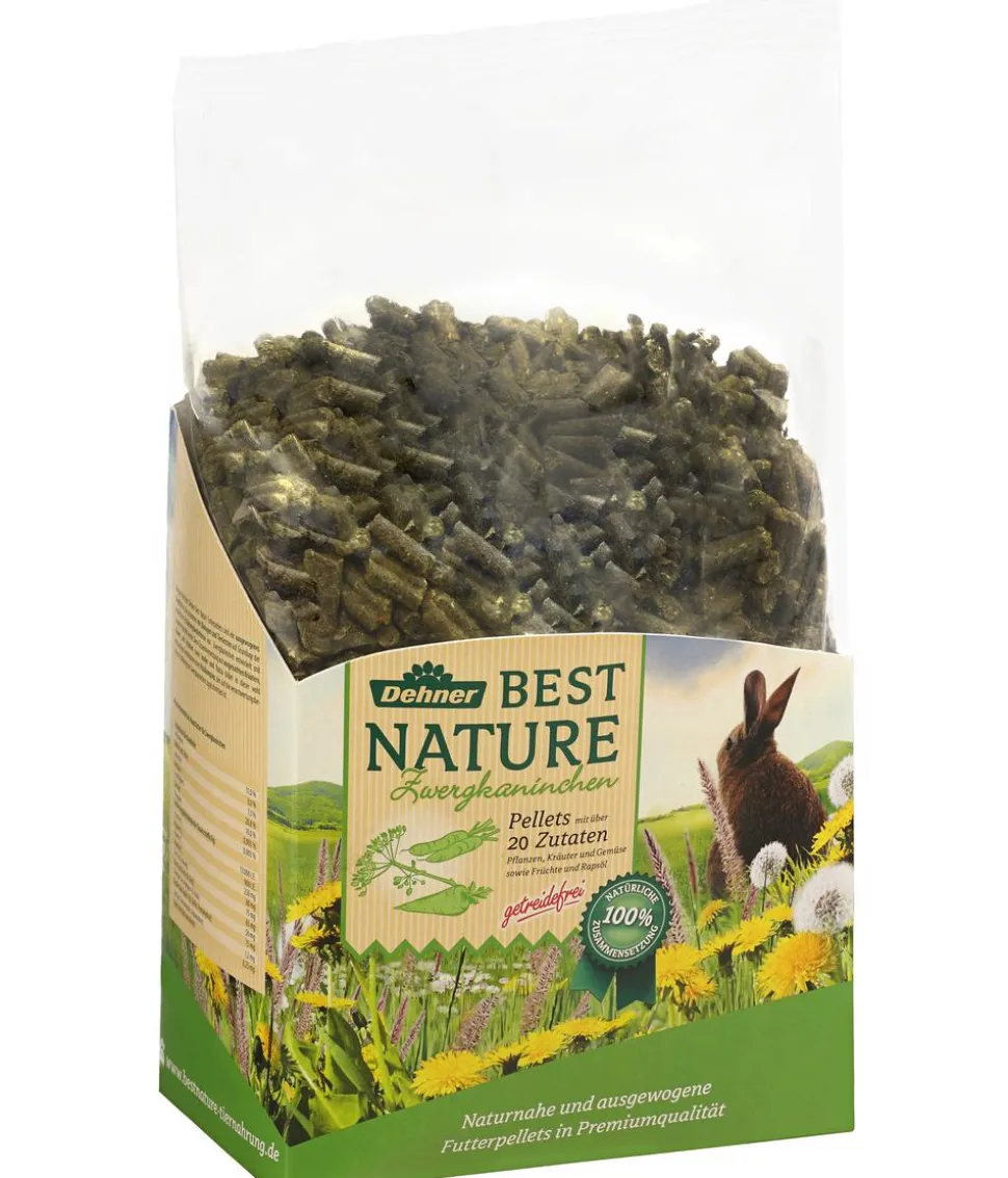 Dehner Best Nature Zwergkaninchenfutter Pellets, 3 kg