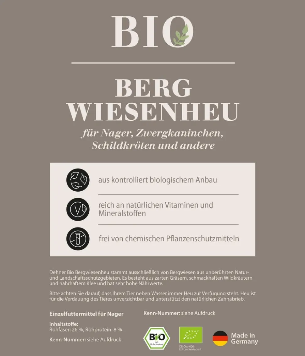 Dehner Bio Bergwiesenheu, 1,25 kg