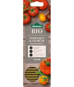 Dehner Bio Düngestäbchen Tomaten & Gemüse, 30 Stück