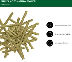 Dehner Bio Düngestäbchen Tomaten & Gemüse, 30 Stück