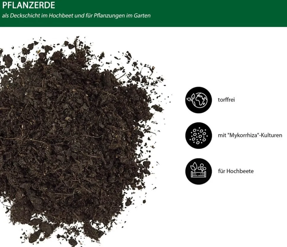 Dehner Bio Hochbeet-Erde, 40 l