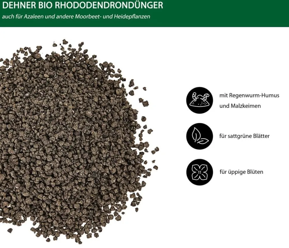 Dehner Bio Rhododendron-Dünger, 1,5 kg