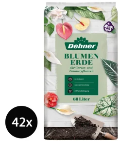Dehner Blumenerde, 42 x 60 Liter