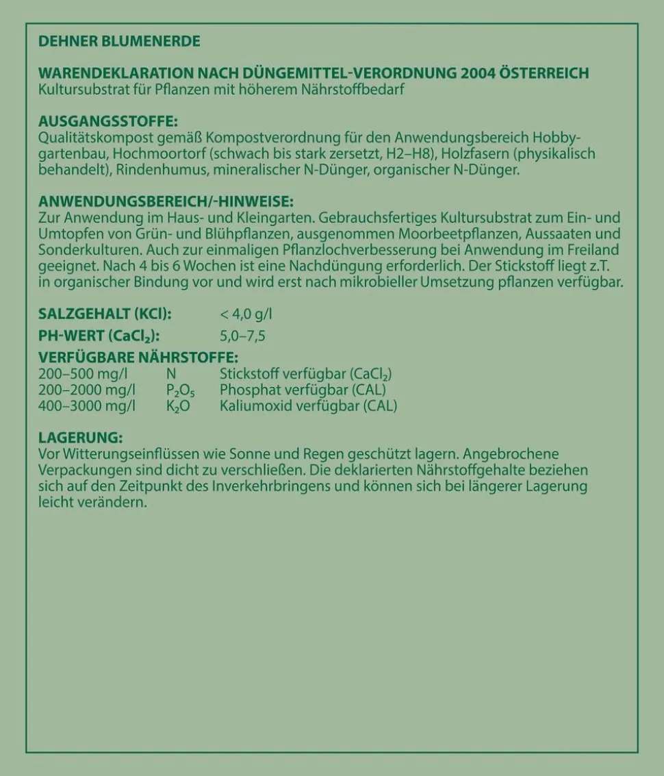 Dehner Blumenerde, 42 x 60 Liter