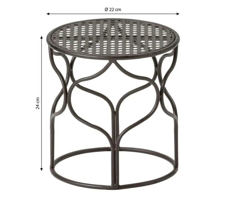 Dehner Blumenhocker-Set Giulia, breit, 3-teilig