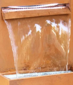 Dehner Cortenstahl-Gartenbrunnen Perth, ca. H89 cm