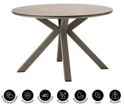 Dehner Diningtisch Marseille, ca. Ø120/H75 cm