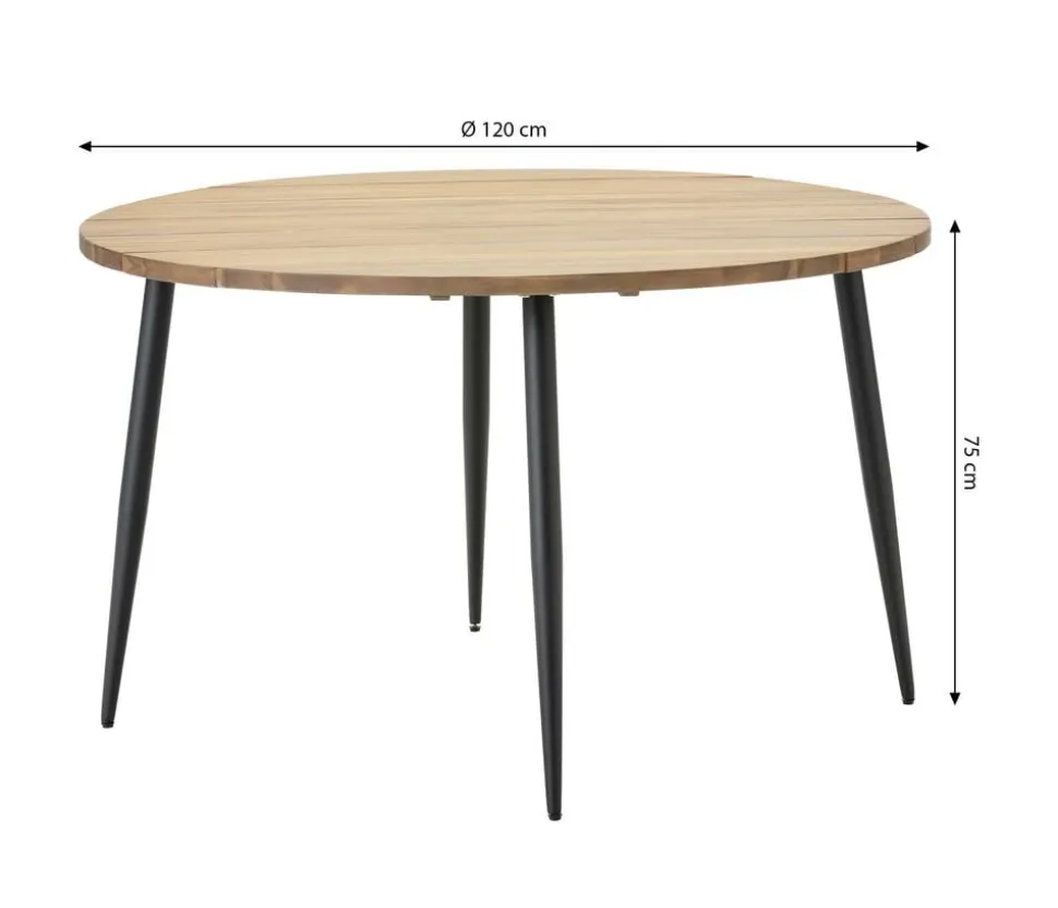 Dehner Dining-Tisch Venezia, Ø120/H75 cm