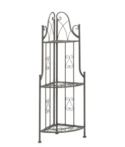 Dehner Eckregal Antik, ca. B46/H117,5/T32 cm