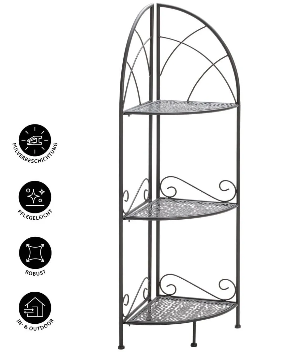 Dehner Eckregal Luca, ca. B31/H111/T31 cm