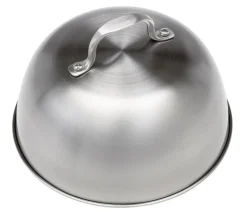 Dehner Edelstahl-Grillglocke, ca. ∅15,8/H9,5 cm