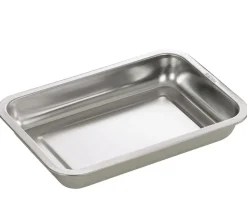 Dehner Edelstahl-Grillschale, ca. B22/H4,5/T32 cm