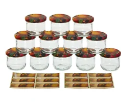 Dehner Einkochglas, 120 ml, 12er-Set