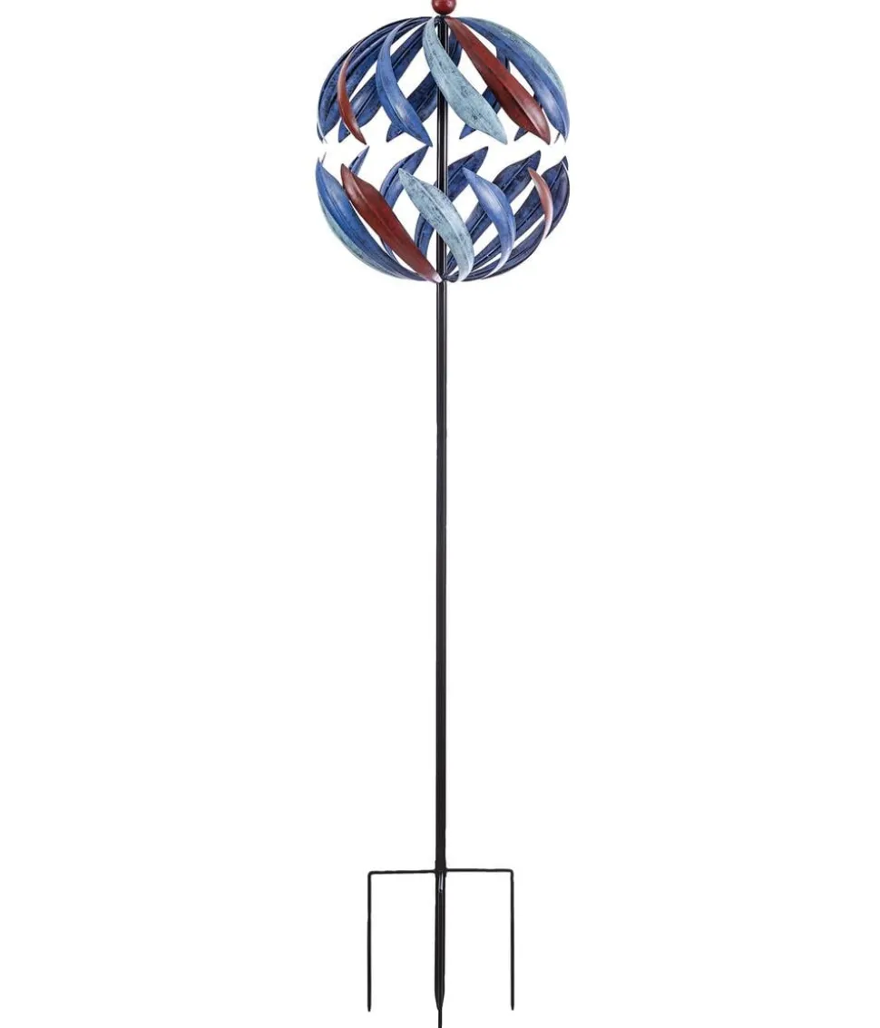 Dehner Eisen-Windrad Globe, ca. H186 cm