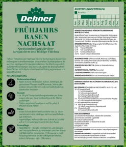 Dehner Frühjahrsrasen-Nachsaat, 750 g