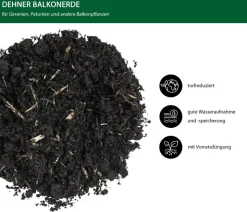 Dehner Geranien- & Balkonerde, 57 x 40 Liter