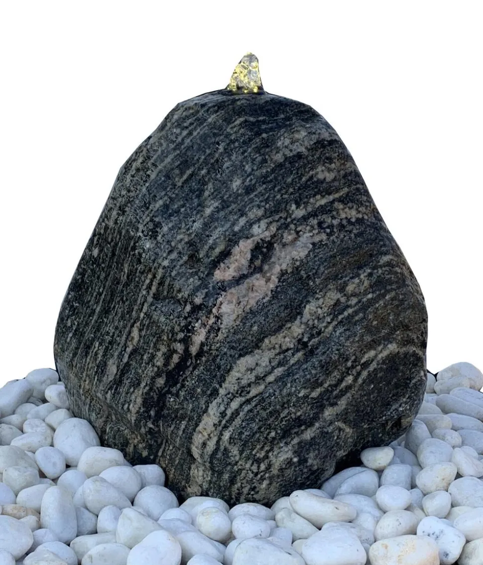 Dehner Granit-Gartenbrunnen River Rock, ca. H35 cm