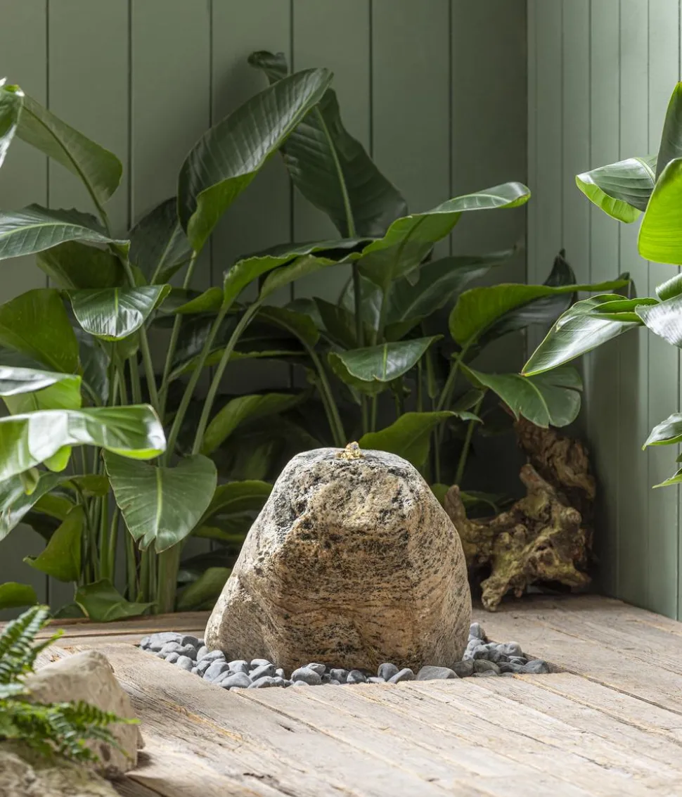 Dehner Granit-Gartenbrunnen River Rock, ca. H35 cm