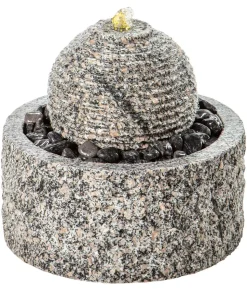 Dehner Granit-Gartenbrunnen Bern, ca. Ø42/H45 cm