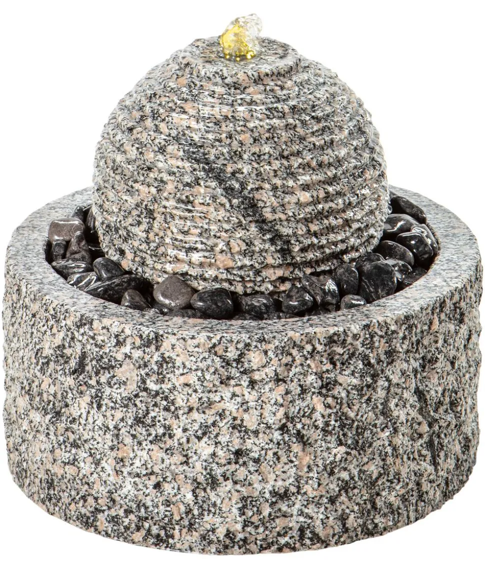 Dehner Granit-Gartenbrunnen Bern, ca. Ø42/H45 cm