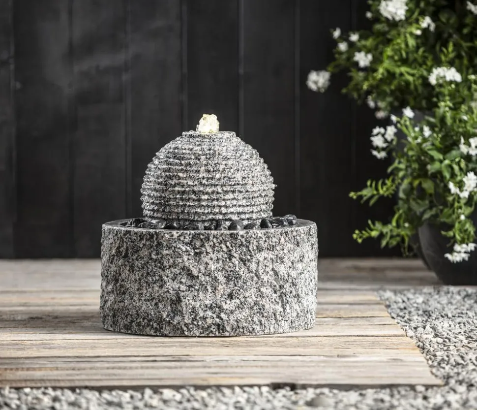 Dehner Granit-Gartenbrunnen Bern, ca. Ø42/H45 cm