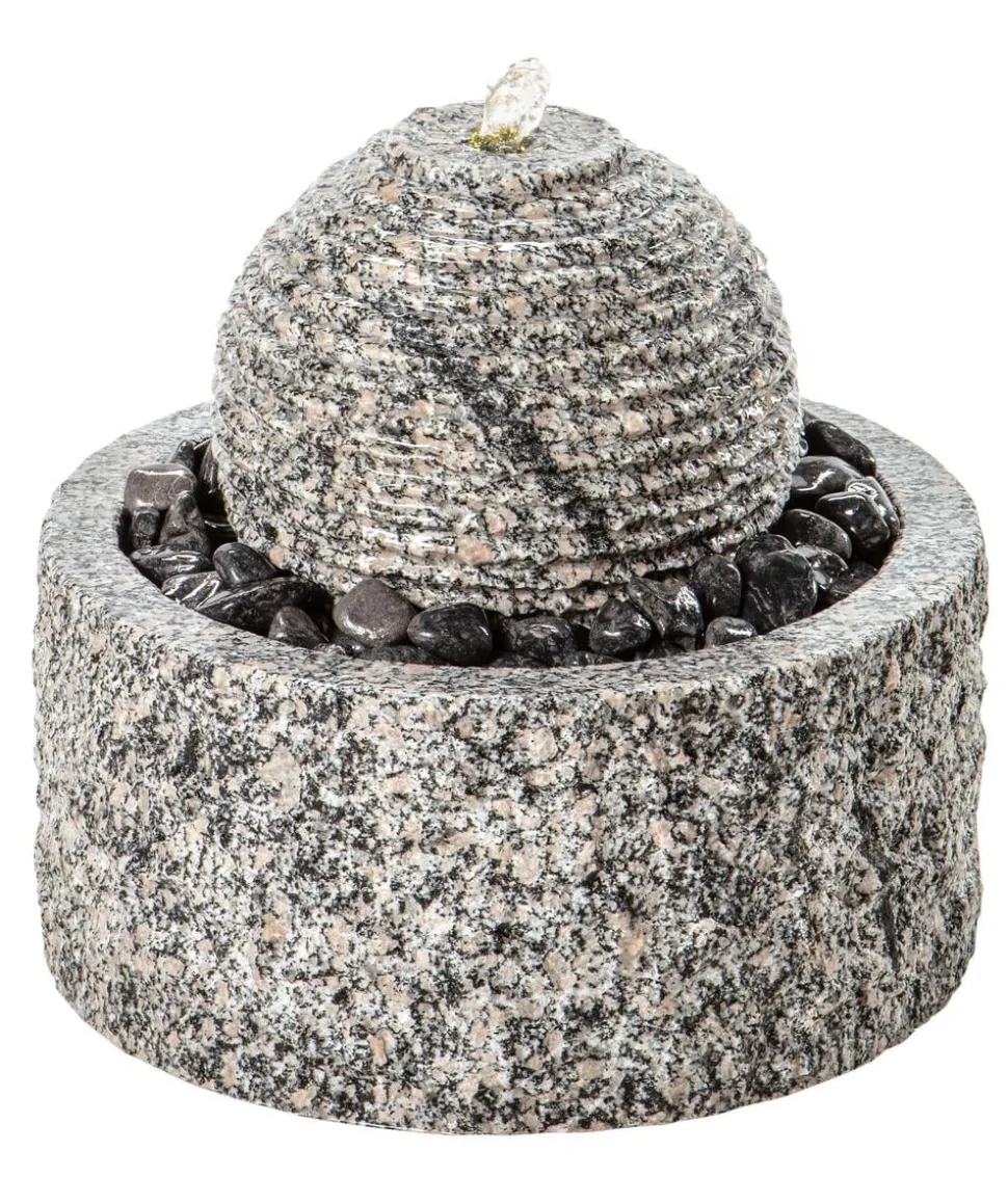 Dehner Granit-Gartenbrunnen Bern, ca. Ø42/H45 cm