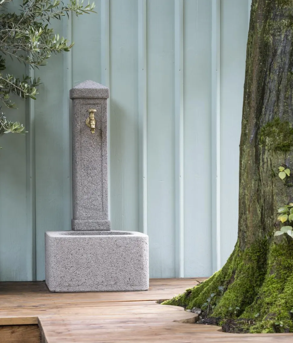 Dehner Granit-Gartenbrunnen Linz, ca. B62/H100/T46 cm