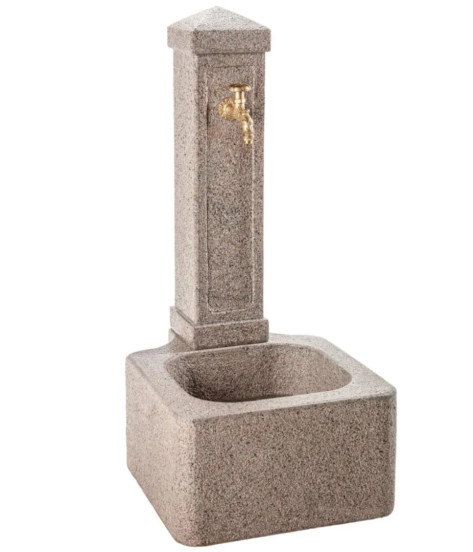 Dehner Granit-Gartenbrunnen Linz, ca. B62/H100/T46 cm
