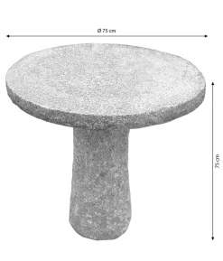 Dehner Granit-Tisch, rund, ca. Ø75/H75 cm