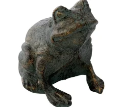 Dehner Gusseisen Frosch Antik, 11,5 x 10,5 x 12,5 cm