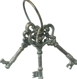 Dehner Gusseisen Schlüssel Antik, 8 x 6,5 x 21,5 cm