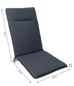 Dehner Hochlehnerauflage Veneto, ca. B48/H4/T120 cm