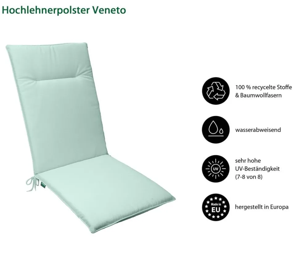 Dehner Hochlehnerauflage Veneto, ca. B48/H4/T120 cm