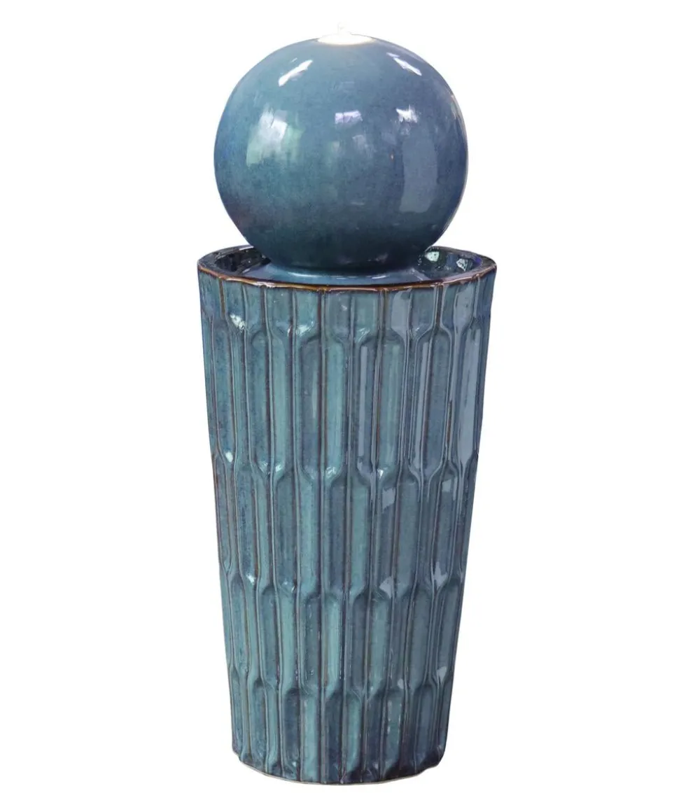 Dehner Keramik-Gartenbrunnen Altona, solarfähig, ca. H72,5 cm