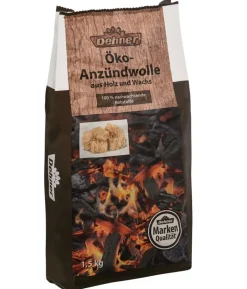 Dehner Öko-Anzündwolle, Holz, 1,5 kg