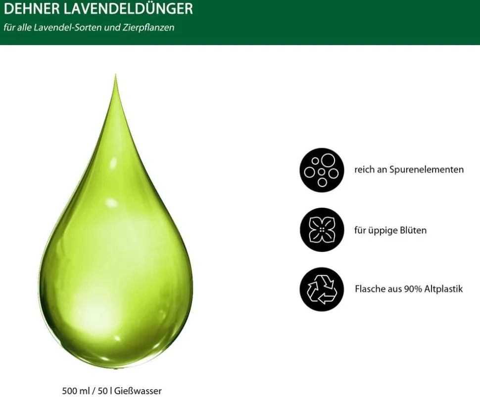 Dehner Lavendel-Dünger, flüssig, 500 ml